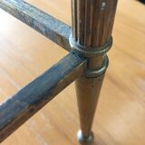 Marble and brass pull out tables