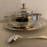 Christofle silver metal caviar service
