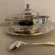 Christofle silver metal caviar service