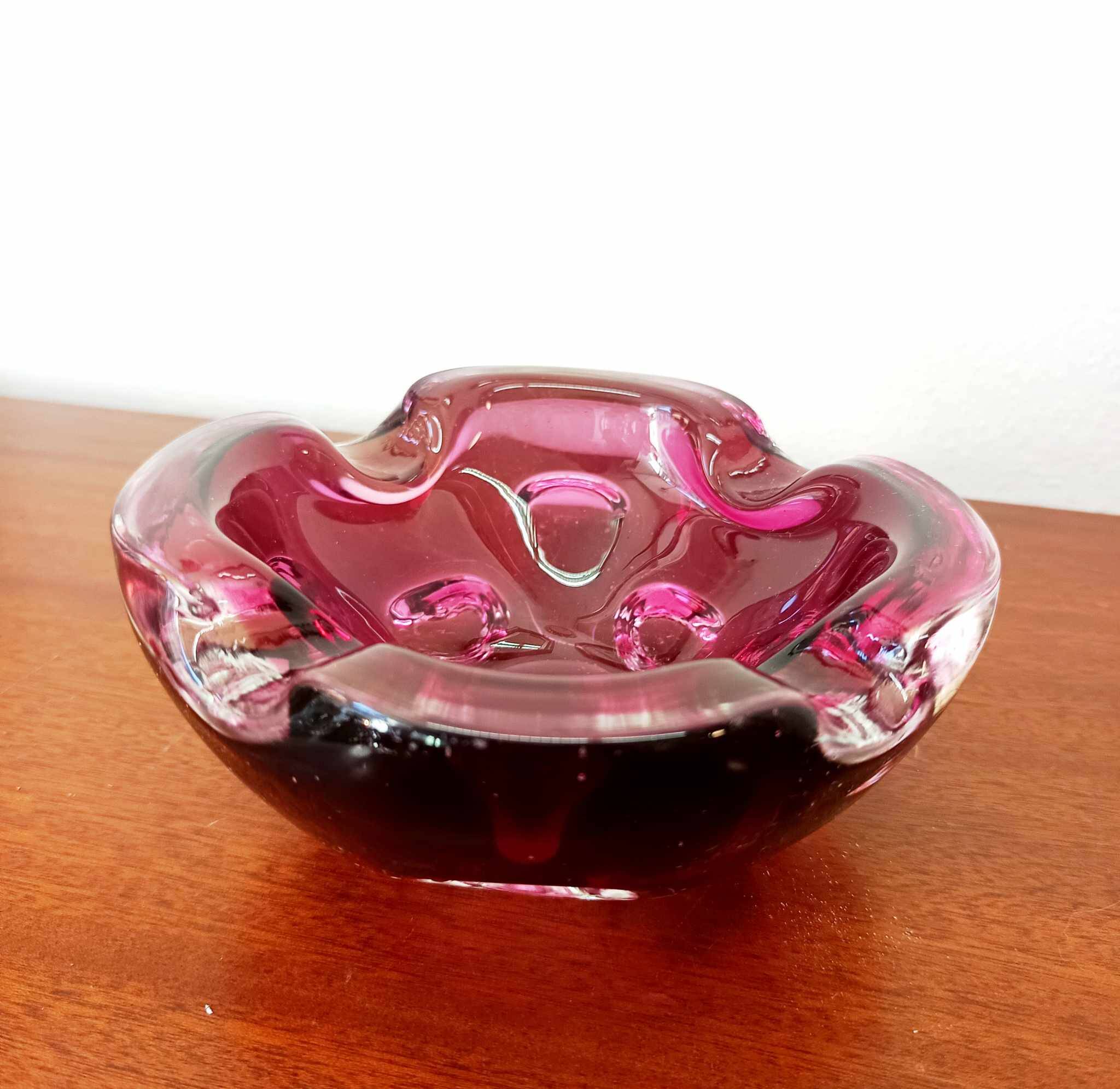 Murano glass designer ashtray