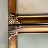 Pair identical vintage metal frames