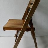 Child chair, wooden, folding, 70s