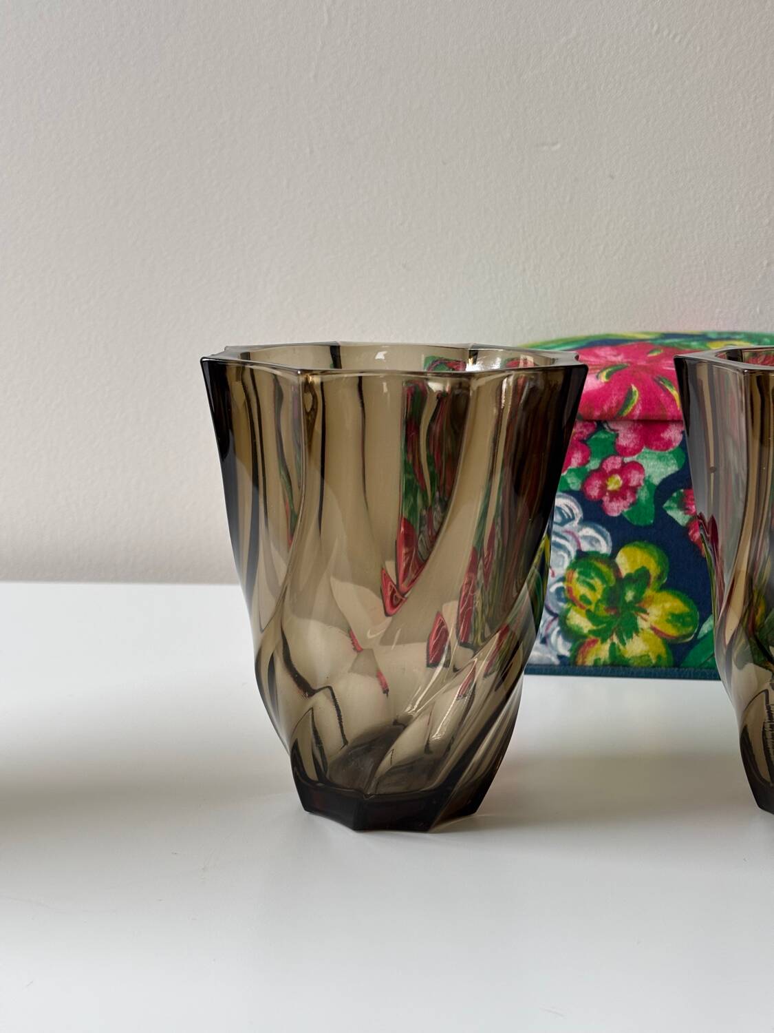 Vase en verre fumé Luminarc
