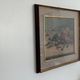 Still life with pomegranates and walnuts Oil painting on canvas signed, 1967, Italy