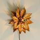 Rare large gold-plated Hans Kögl Florentine-style ceiling or wall lamp from