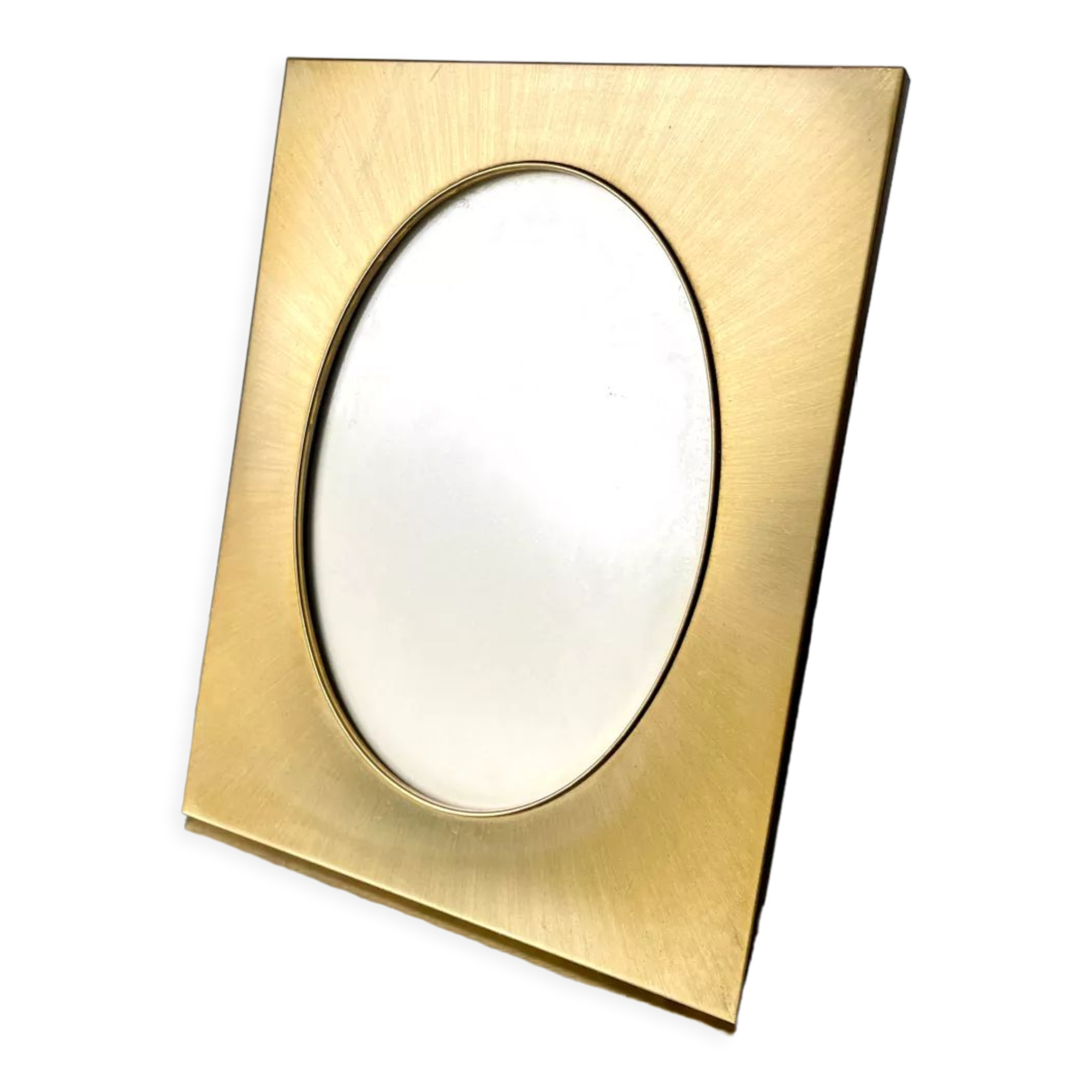 Danish Design vintage MCM  scandinavian brass frame 22.5 cm x 17 cm