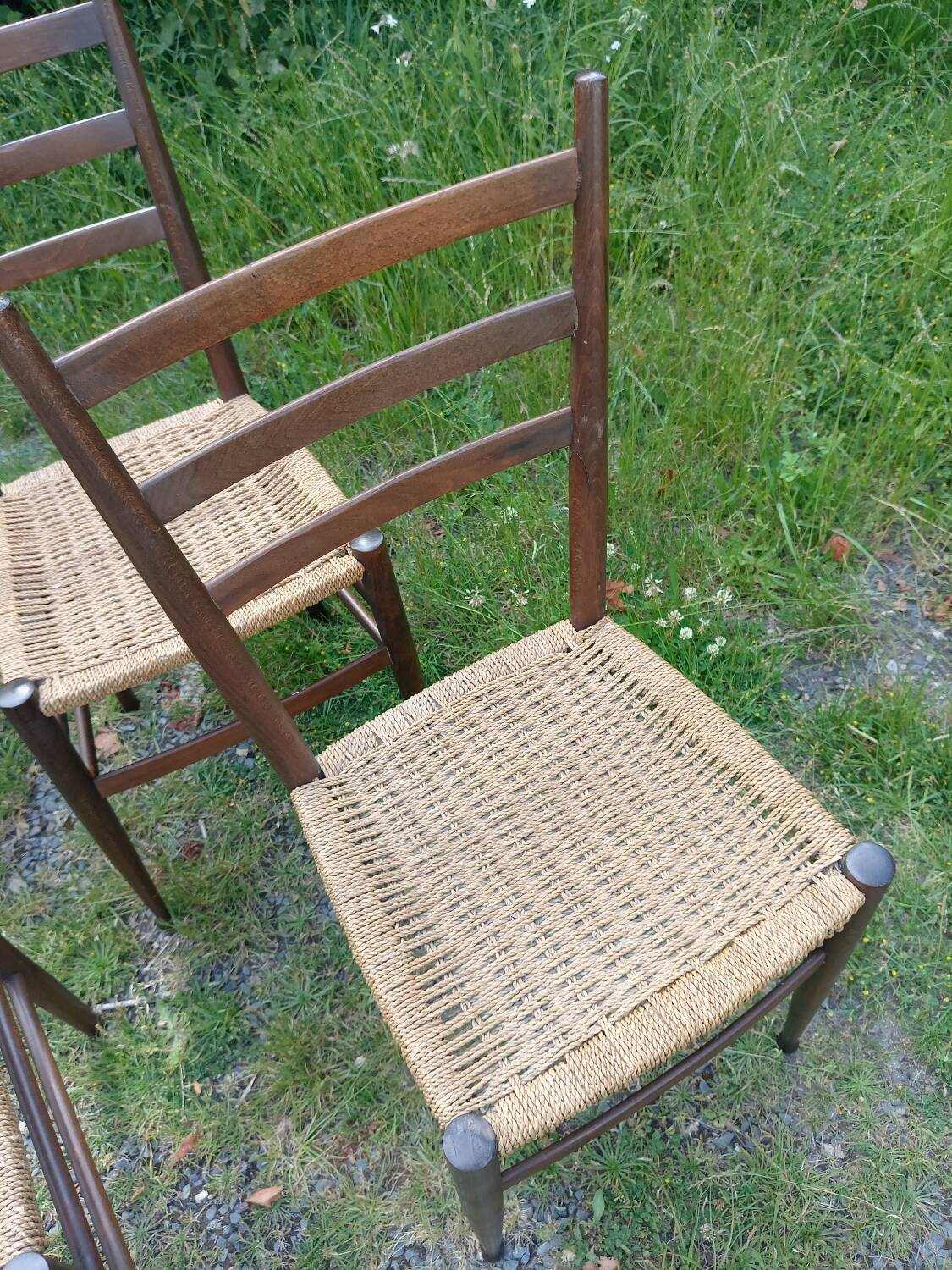 Vintage rope chairs