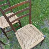 Vintage rope chairs