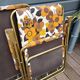 Paire de chaises de camping pliantes Lafuma vintage