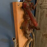 Old wall gas pump