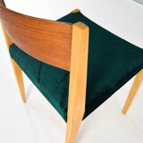 Set of Mid Century Scandinavian Modern in the manner of Cadovius Pia Chair 60s