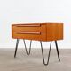 Commode en teck vintage Buffet mcm hairpins années 60 années 70