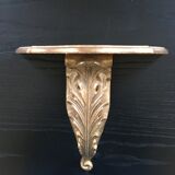 Gold patinated wall console