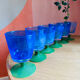 6 verres bullé Villeroy & Boch Serra Blue