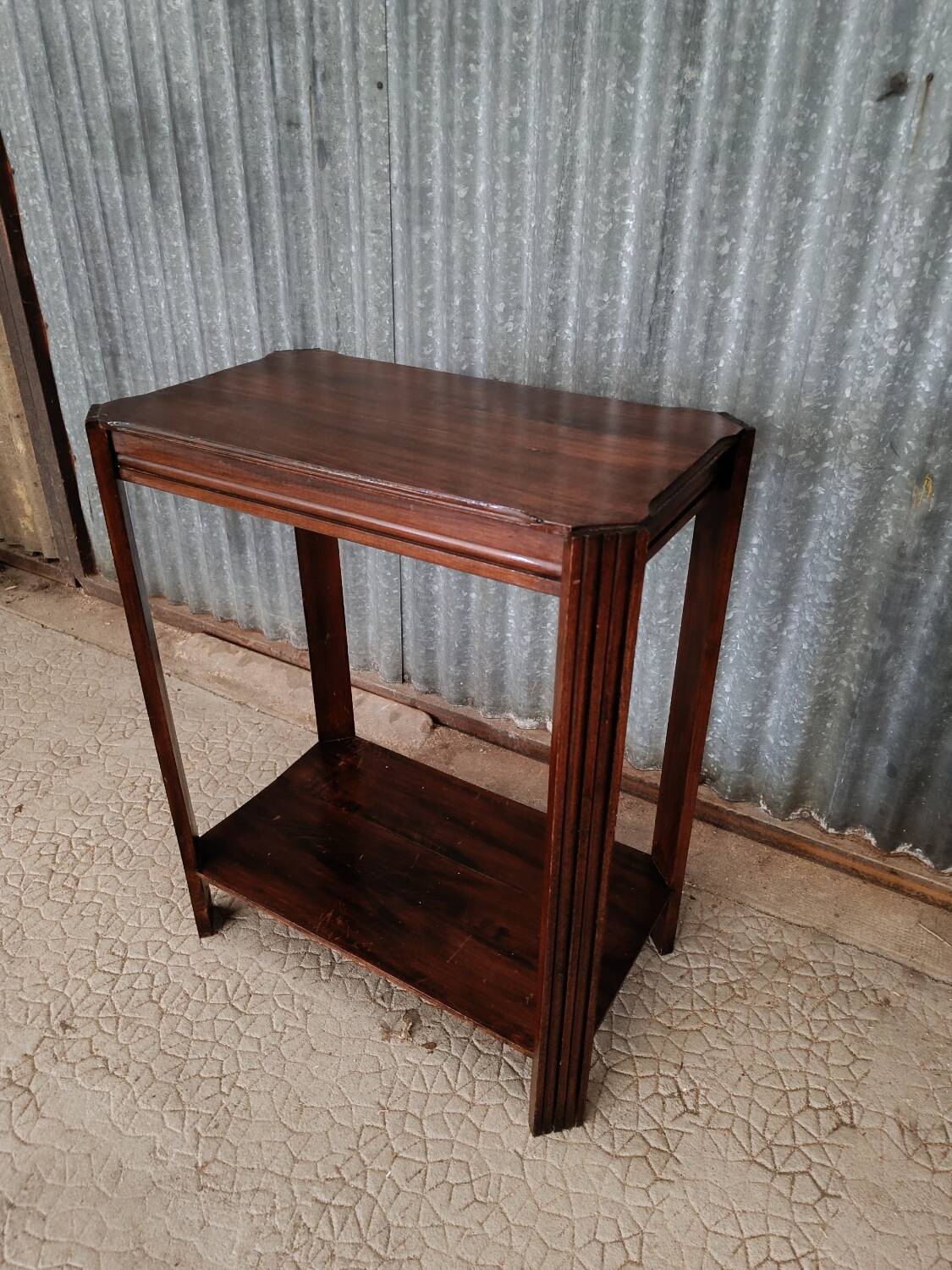 Vintage wooden side table