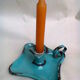 Candlestick enamelled "cellar rat"