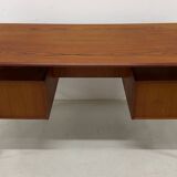 Gunnar Nielsen Teak Desk for Tibergaard, 1960s.