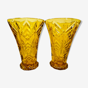 Paire de vases art deco