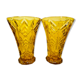 Pair of art deco vases