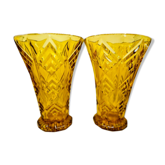 Paire de vases art deco