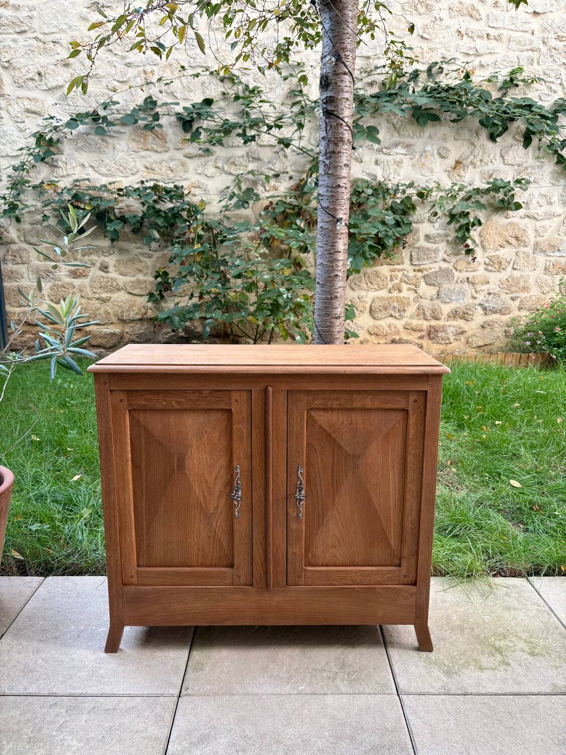 Small solid wood sideboard
