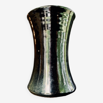 Vase vintage noir, 1970