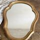 Miroir ancien doré 47 X 38 CM