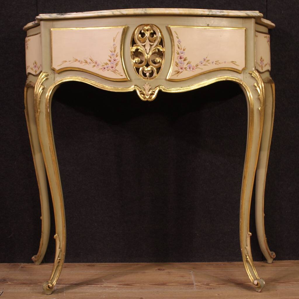 Mid-20th century Italian lacquered console table