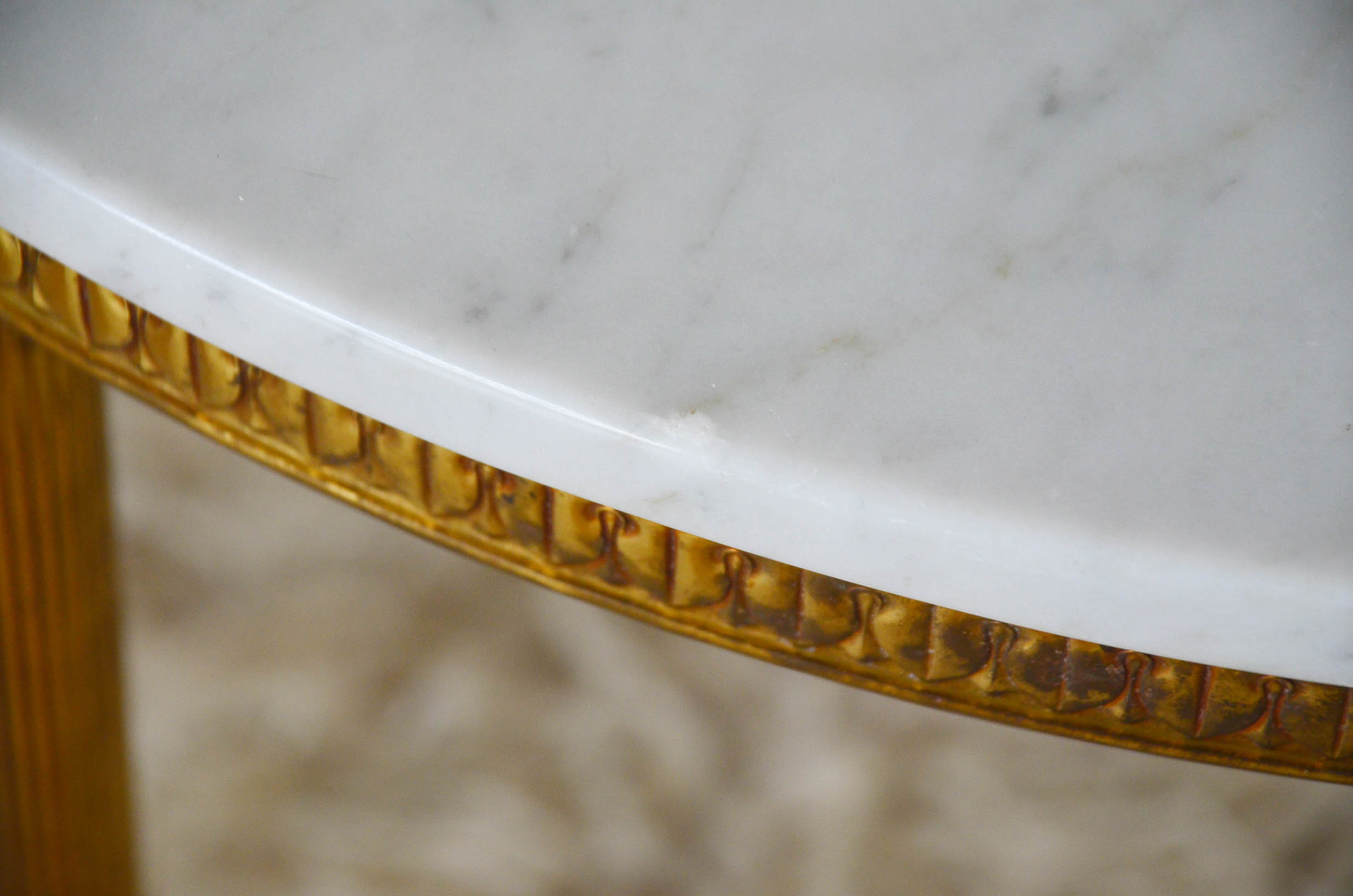 60s marble side table coffee table