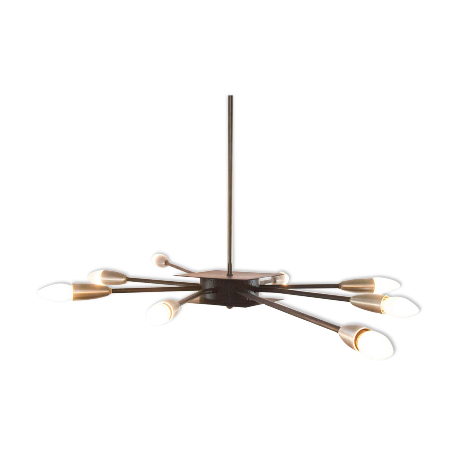 Xxl 8 arm vintage 80s spider luster