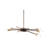 Xxl 8 arm vintage 80s spider luster