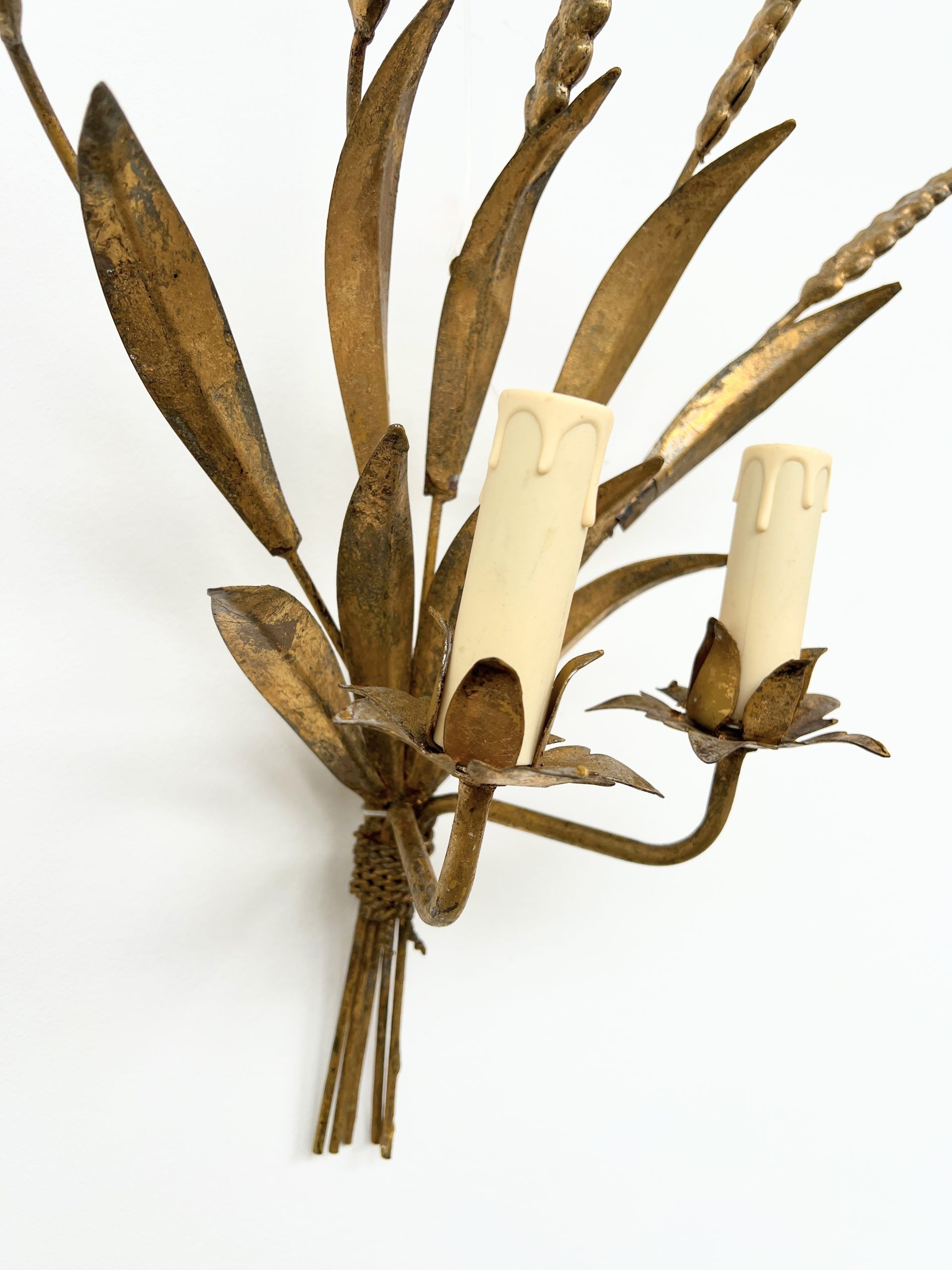 Pair of Wall Lights "Wheat Sheaf"