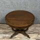 Lombard table from the Empire period in mahogany and brass trim circa 1820