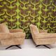 Pair of swivel chairs vintage year 70