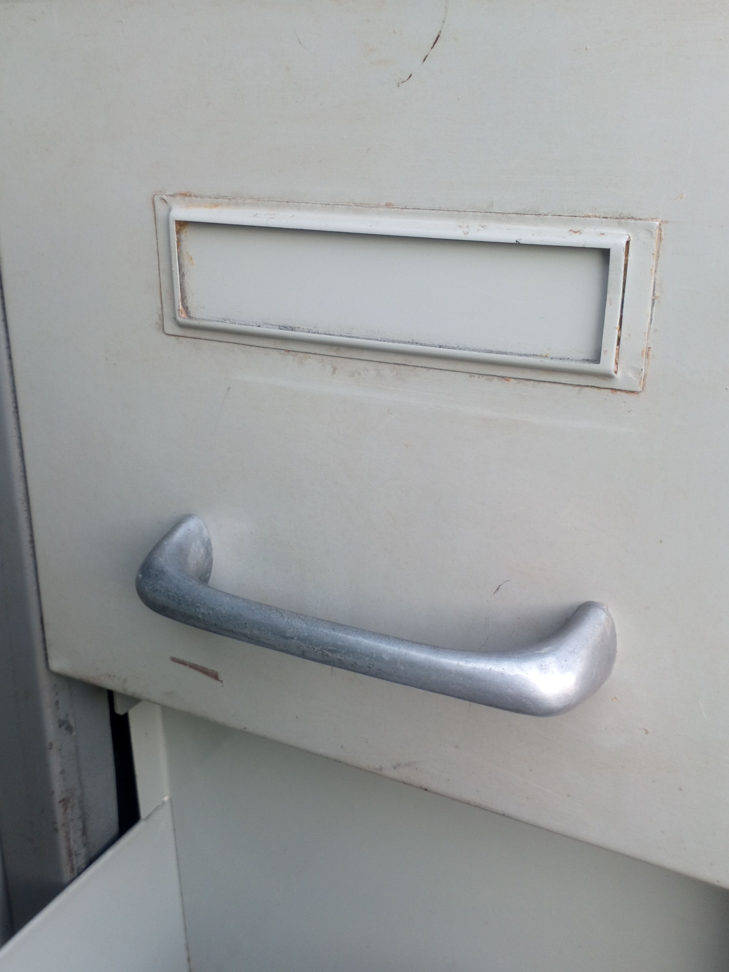 Industrial furniture with drawers on feet 1950