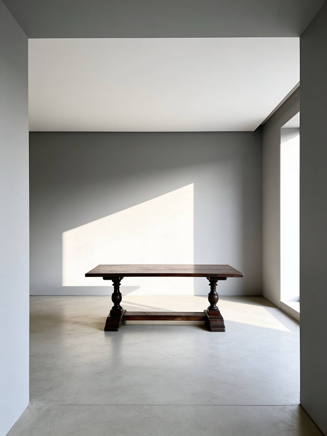 A fine 18th Century French walnut dining table