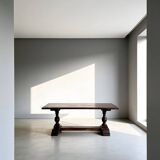 A fine 18th Century French walnut dining table