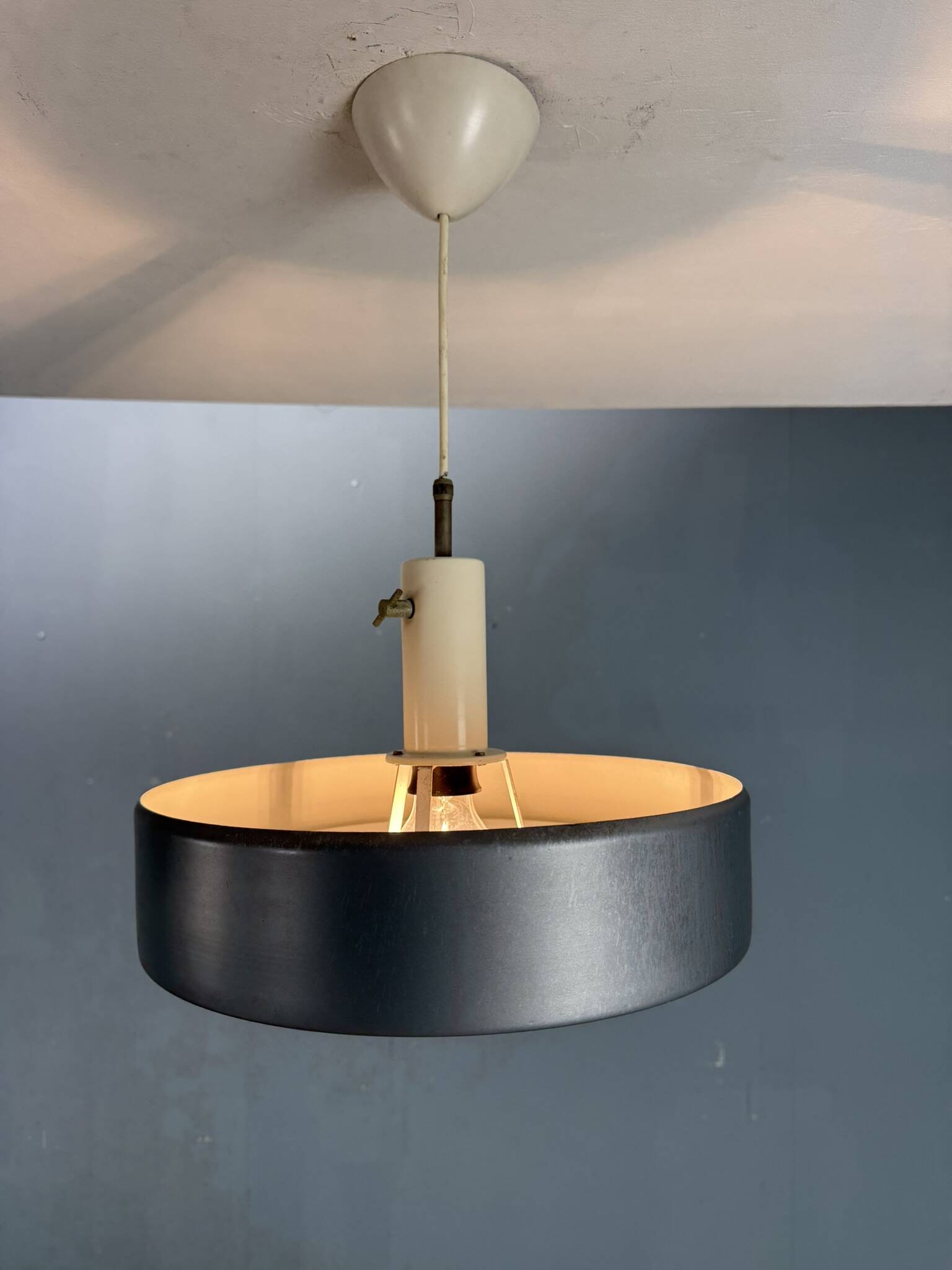 J. Hoogervorst - "Model 4017" - Anvia Pendant Lamp 1960s