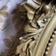 Antique oval gilded mirror – Louis XVI style with ribbon bow