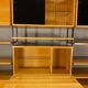 Modular bookcase with vintage wardrobe 60