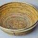 Rattan and brass basket, Italy, 1970