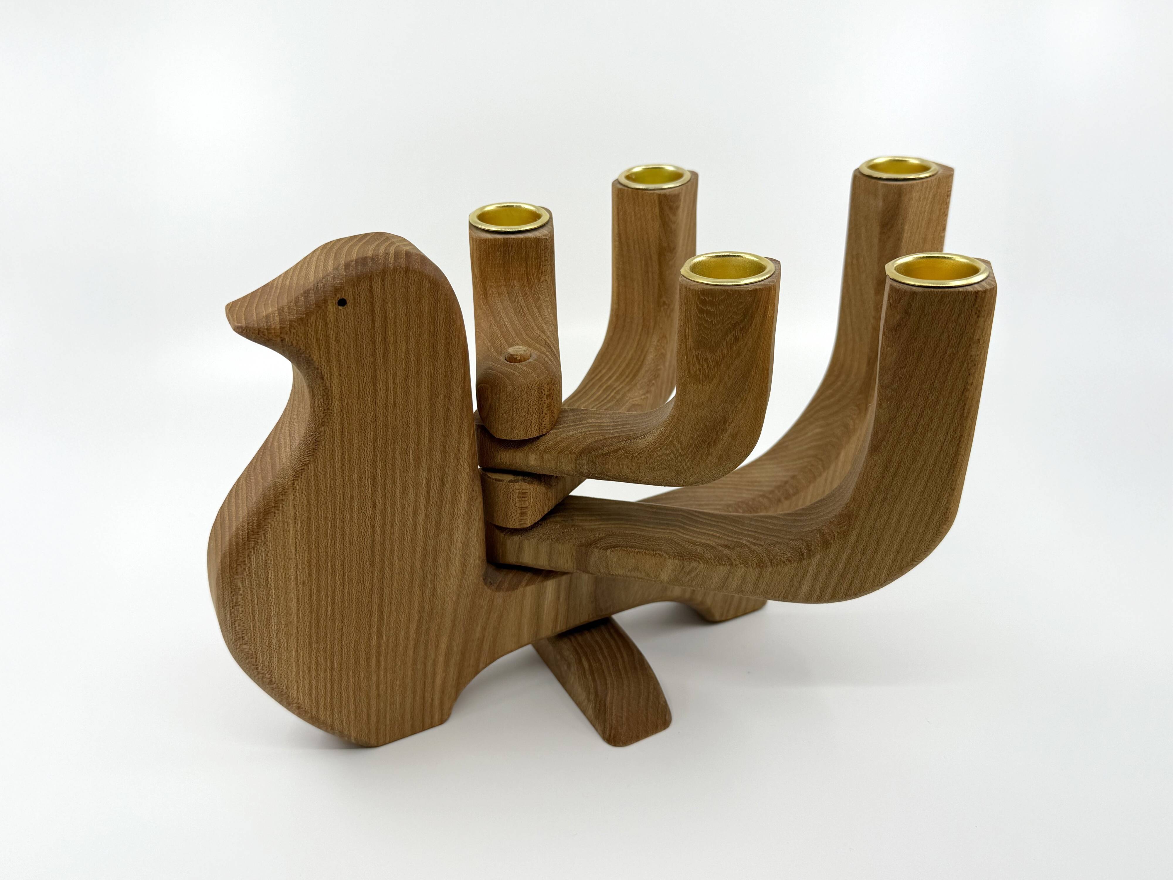 Dove Candlestick Holder • Carl Nelson • Sweden Circa 1970