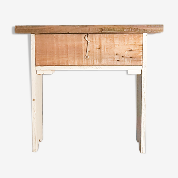 Tabouret de ferme avec coffre