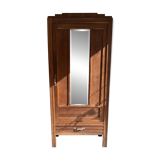 Parisian Art Deco solid oak armoire - 1930