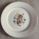 Set of 2 vintage flat plates – "Floralies" model – Digoin & Sarr
