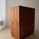 Swedish mid-century chest of drawers teak five drawers
