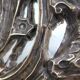 Mirror in repoussé brass, louis xiv style, napoleon iii era – xixth