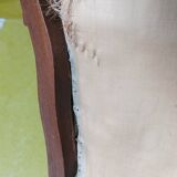 Salon ensemble banquette et fauteuils Rocaille en noyer