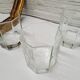 Lot 3 verres whisky Octogone Années 80