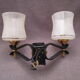 Double vintage 50' wall light